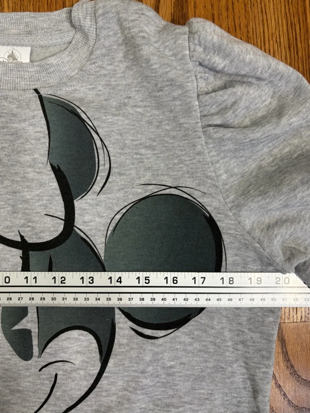 Disney Minnie Mouse Long Sleeve Puff Sleeve Sweatshirt - Picture 6 of 12